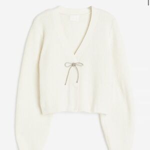 H&M bow sweater